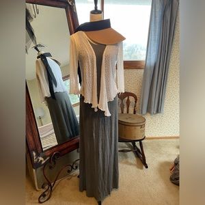 Dainty Hooligan Gray Maxi Dress Large